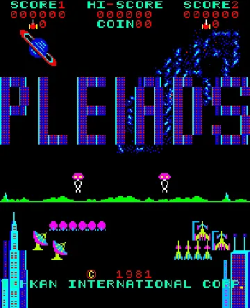 Pleiads (bootleg) screen shot title